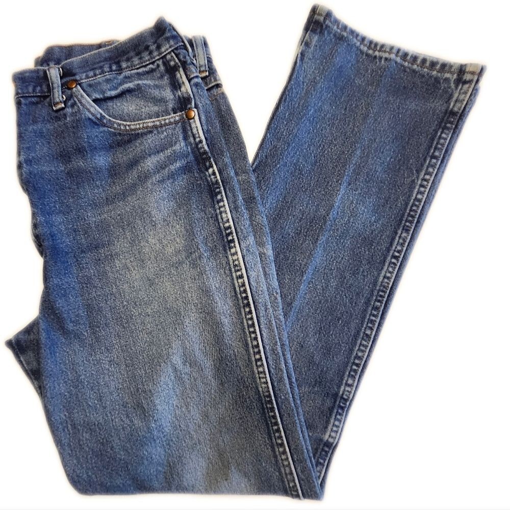 Wrangler Men's Straight Leg Jeans, 100% Cotton, 36x34